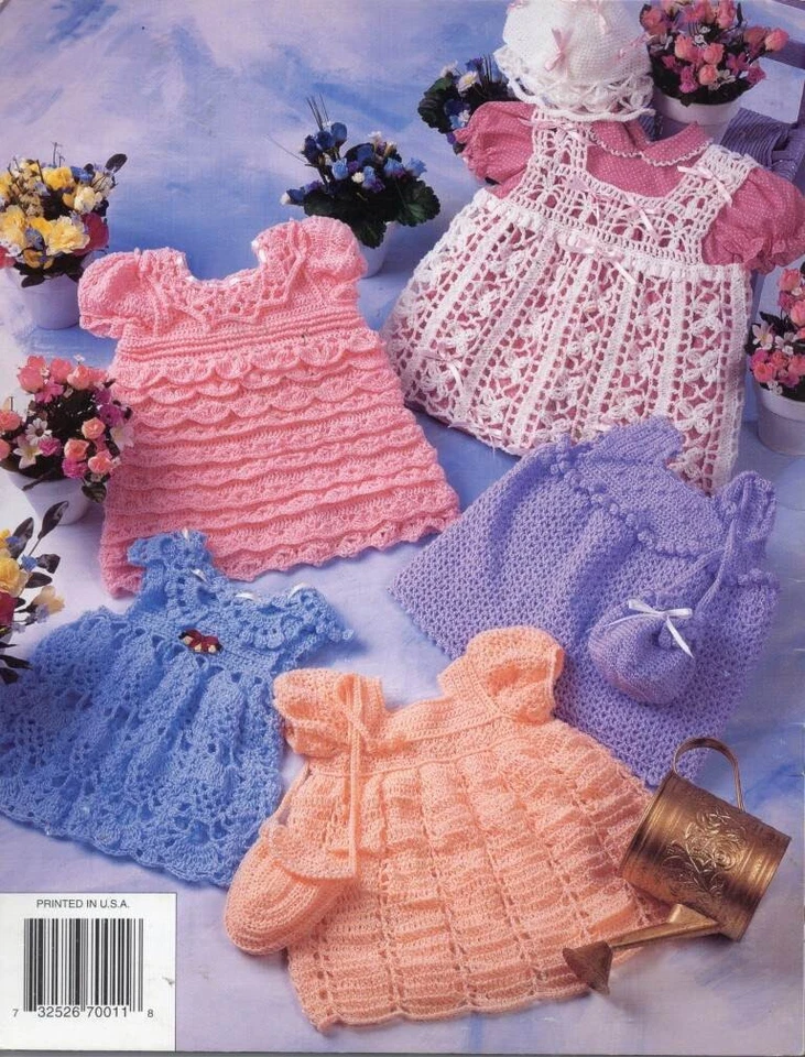 VTG!OOP!CROCHET LITTLE GIRLS FRILLY FASHIONS ANNIE'S ATTIC - Image 2 of 2