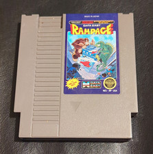 Data East Rampage Nintendo NES NTSC-U/C Tested-Works Arcade Hit Cartridge