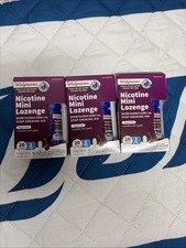 Lot 3 Nicotine Mini Lozenge Stop Smoking Aid 2mg Cherry 20 New Sealed Exp 2027