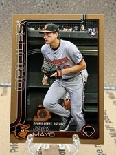2025 Topps Update Series - Rookie Debut Coby Mayo #US282 Gold /2025 (RC)