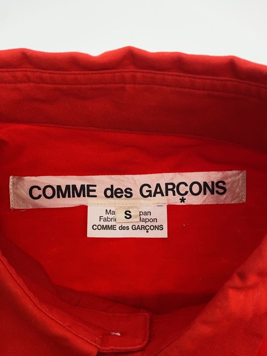 COMME des GARCONS◆長袖ブラウス/S/コットン/RED/GA-B013// COMME des GARCONS blouse long sleeve S cotton RED GA-B013