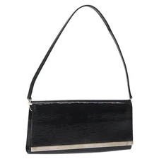 LOUIS VUITTON Electric Epi Pochette Sevigne Bag Black M4055N LV Auth yk18368