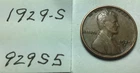 1929 S ; Wheat Penny ; good condition 929S5