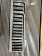 Snap On 1/2 Deep Impact Sockets 10mm  to  24mm