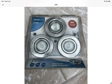 3 Pack Tilt Downlights -  Chrome -gu10
