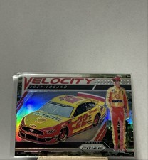 2019 Panini Prizm - Velocity Joey Logano #74 Camo Prizm