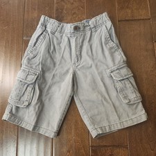 Cat Jack Cargo Shorts Boys Size 7 Gray Casual Pocket Outdoor Play