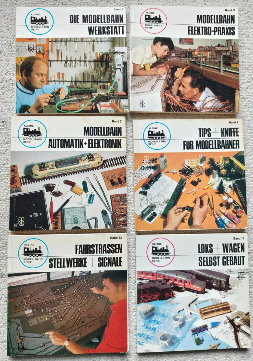 6 Stk. Bücher "Die Modellbahn" aus der Reihe: Kleine Modellbahn