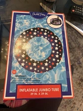 NEW Packed Party Multi-Color Patriotic Inflatable Jumbo Tube- 39" x 39"
