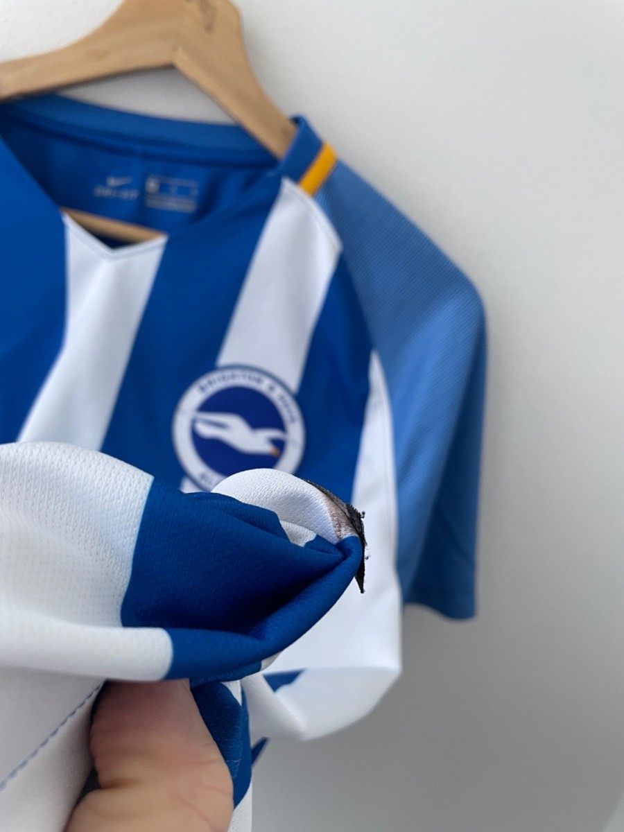 BRIGHTON & HOVE ALBION 2017/2018 HOME FOOTBALL SHIRT CAMISETA
