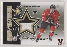 2011-12 ITG Heroes and Prospects Vault Emerald 1/1 Derrick Pouliot #DDSJ-07 rg2