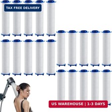 20Pcs Drivese ShowerHead Filters, 2.75 Inch Ion Shower Dropse Head Filter PP Cot