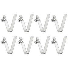8pcs 4x6.5x26mm Single Button V-Shaped Paddle Snap Spring Clips Hollow Head