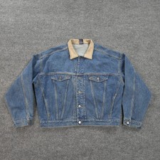 Vintage Gap Jacket Mens Large Blue Denim Bomb...