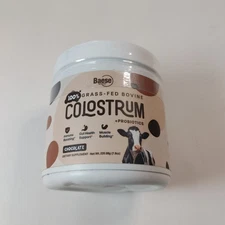 Baese Nutrition 100% Grass-Fed Bovine Colostrum + Probiotics Chocolate Exp 2027
