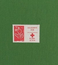 FRANCE 2005  Y & T  3745 CROIX ROUGE SOLIDARITE ASIE   TTB