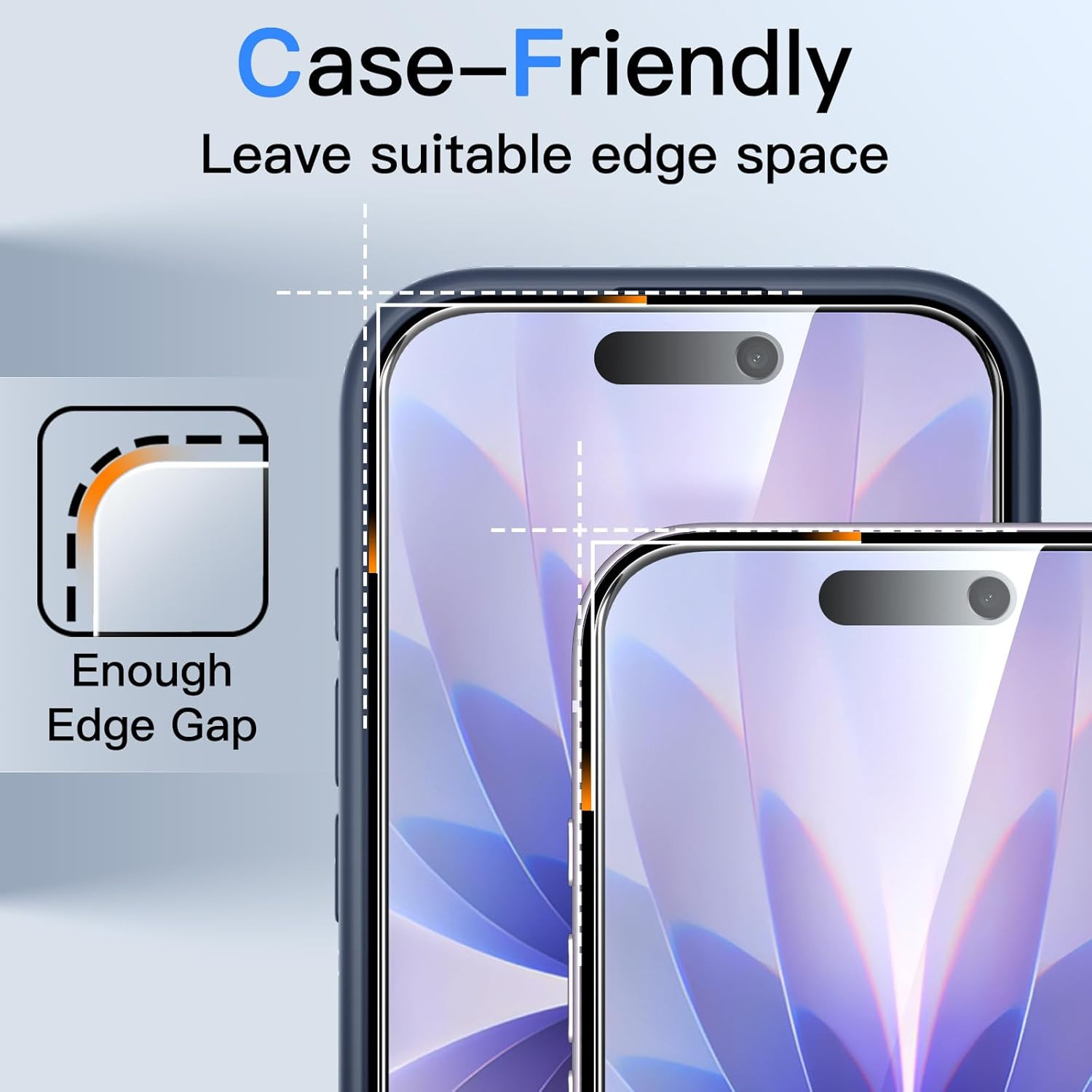 Privacy Screen Protector for Iphone 17 6.3-Inch, Anti-Spy Tempered Glass Film wi