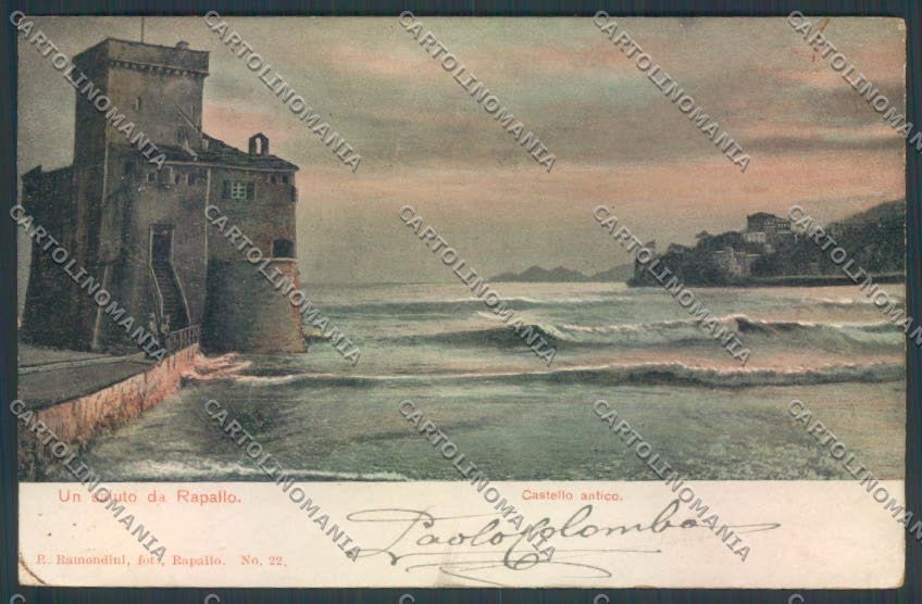 Genova Rapallo cartolina ZQ9889