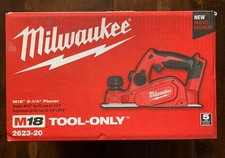 NEW! Milwaukee Tool 2623-20 M18 18V 3-1/4-Inch Planer w/ Bevel/Edge Tool Only