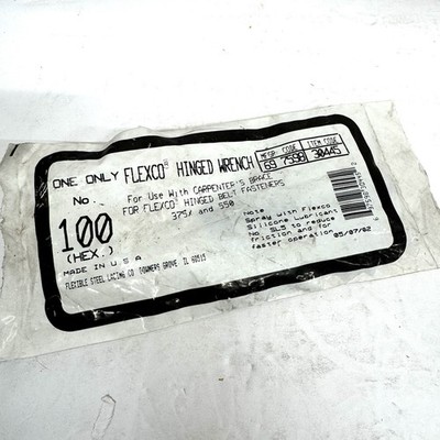 FLEXCO 30445 100 WRENCH  *NEW IN ORIGINAL PACKAGE*