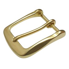 1 1/2" 38 mm Heavy Duty Solid Brass Single Prong Belt Buckle For Leather Be...