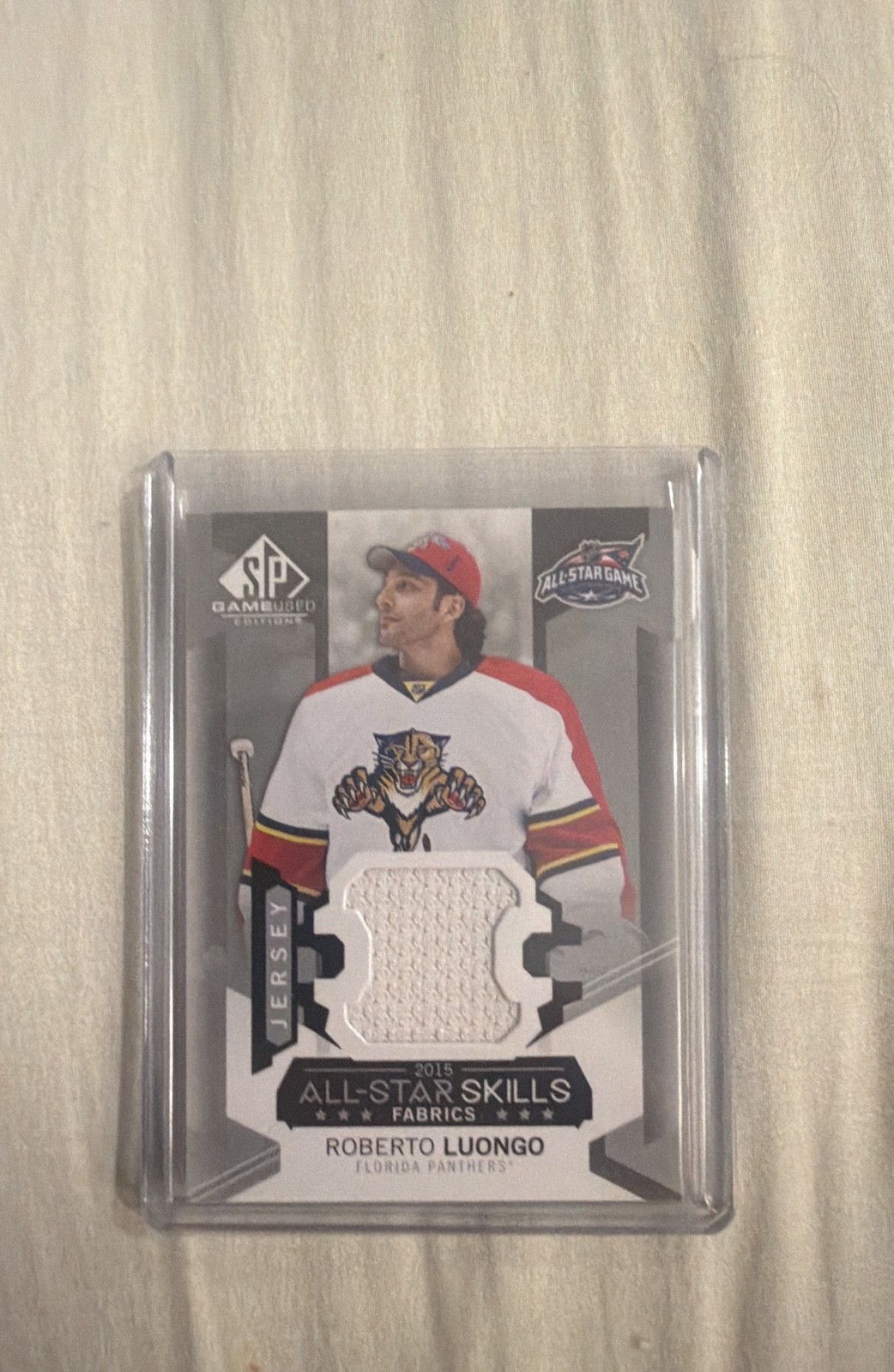 2015-16 Sp Game Used Edition - 2015 All-Star Skills Fabrics Roberto Luongo 