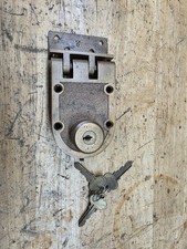 Vintage Cast Bronze Segal Double Cylinder Deadbolt Lock Works with 3 keys