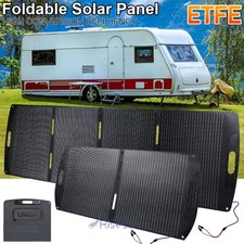 100W 200W Foldable Solar Panel Portable Solar Charger RV Camping Power Station