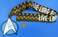 MEDAL '15 vtg Star Trek Leonard NIMOY Memorial Mile / Live Long & Prosper RACE