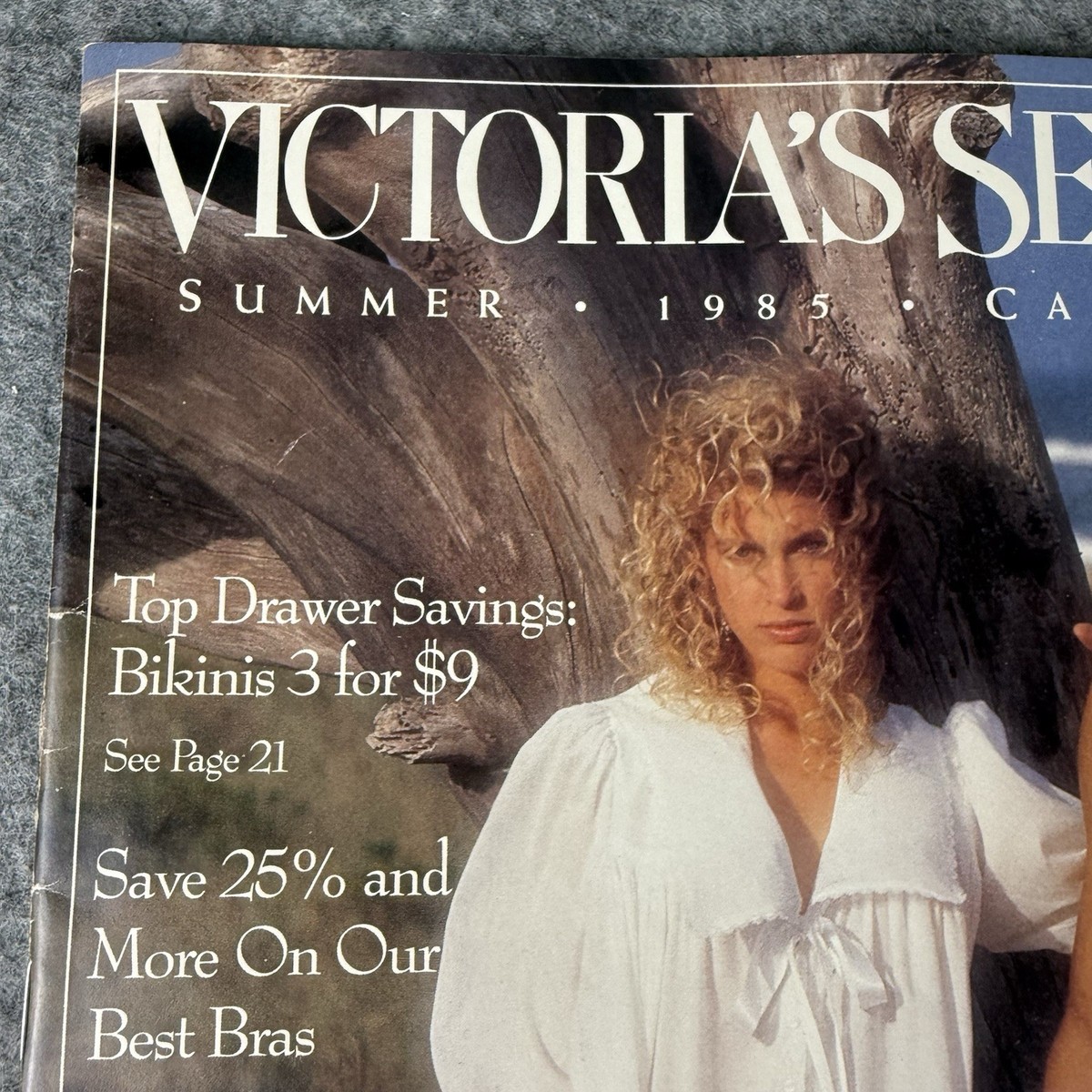 1985 Summer Victoria's Secret Catalog (MH102) Vintage Lingerie