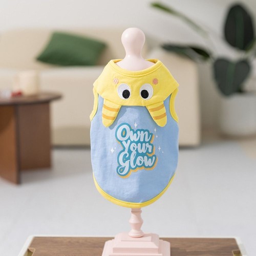 Camiseta Transpirable Perro Cómoda Mascota Camiseta sin Mangas Gato Disfraz para Perro Pequeño - Imagen 8 de 10