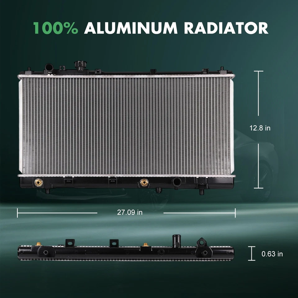 Radiador para 1999-2003 Mazda Protege 2002-2003 Protege5 1.6L 1.8L 2.0L L4 Foto 2 de 4