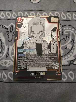 Dragon Ball Super Fusion World Manga Booster Android 18 SR SB01-004