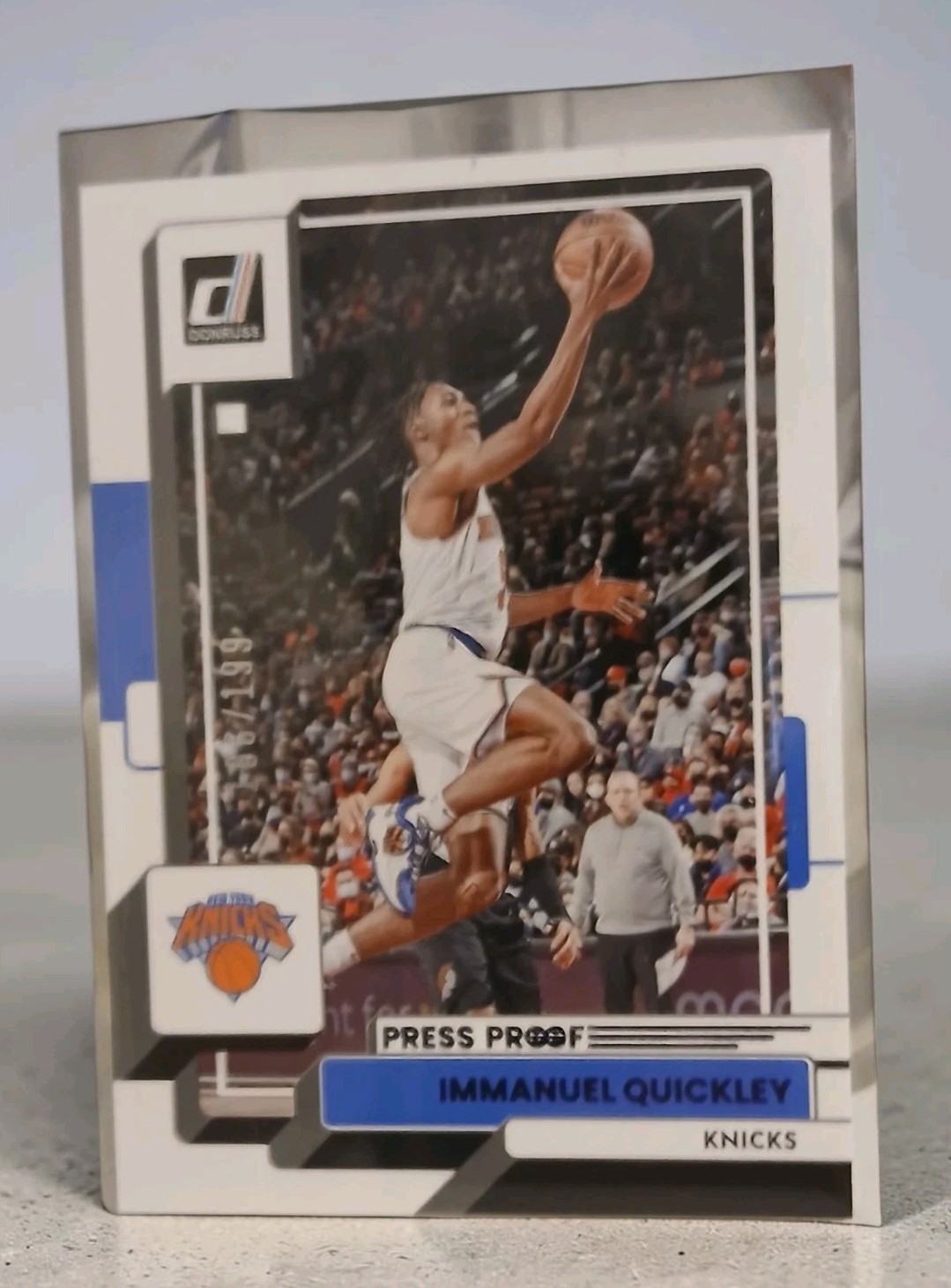 2022-23 Panini Donruss - Immanuel Quickley #175 Press Proof Purple /199