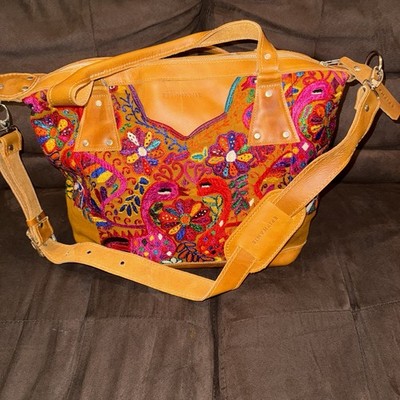 Epiphanie Handmade Multicolor Camera Bag w/ Removable Inserts & Shoulder Strap