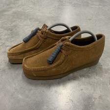 NEW Clarks Originals Wallabee Loafers Brown Suede Size 7.5 Men's