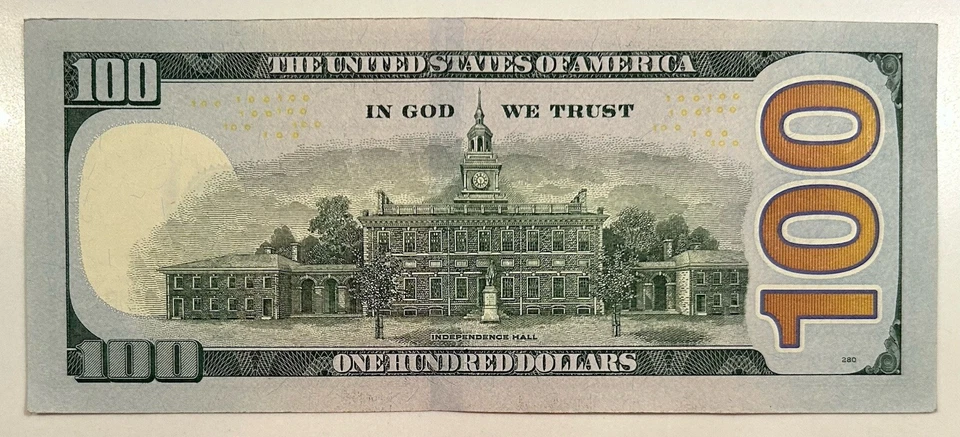 $100 dollar bill w September 7, 1972 or July 9, 1972 (9/7 or 7/9) serial number! - Image 2 of 4