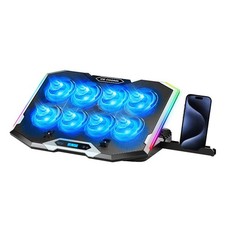 Laptop Cooling Pad with 8 Cooling Fans, Cooling Pad for Gaming Laptop Fan 12-...