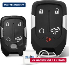 Key Fob Shell Replacement Smart Remote Case 5 Buttons for 2019-2024 GMC Chevy US
