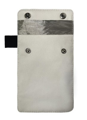 Faraday Bag for Key Fob RFID Signal Blocking Car Key Protector White