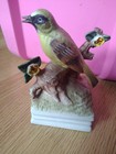 Vintage Gorham Green Bird Music Box Plays Where Do I Begin Theme From Love Story — photo 1