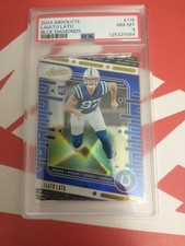 2024 Panini Absolute Rookies Laiatu Latu #115 Blue Diamonds /199 (RC) PSA 8