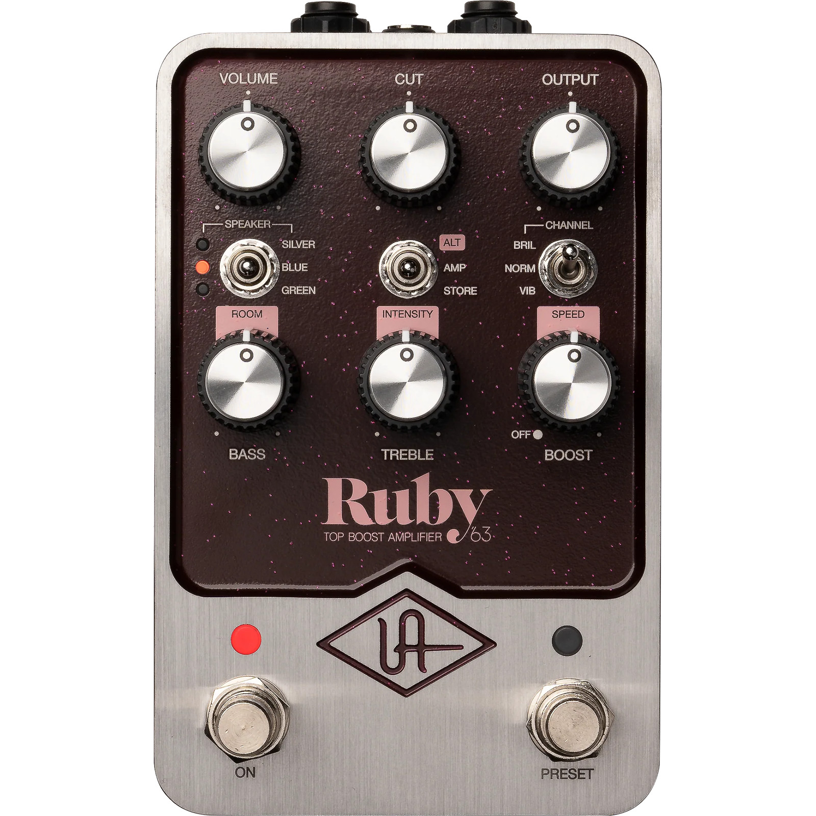 Педаль усилителя Universal Audio Ruby 63 Top Boost