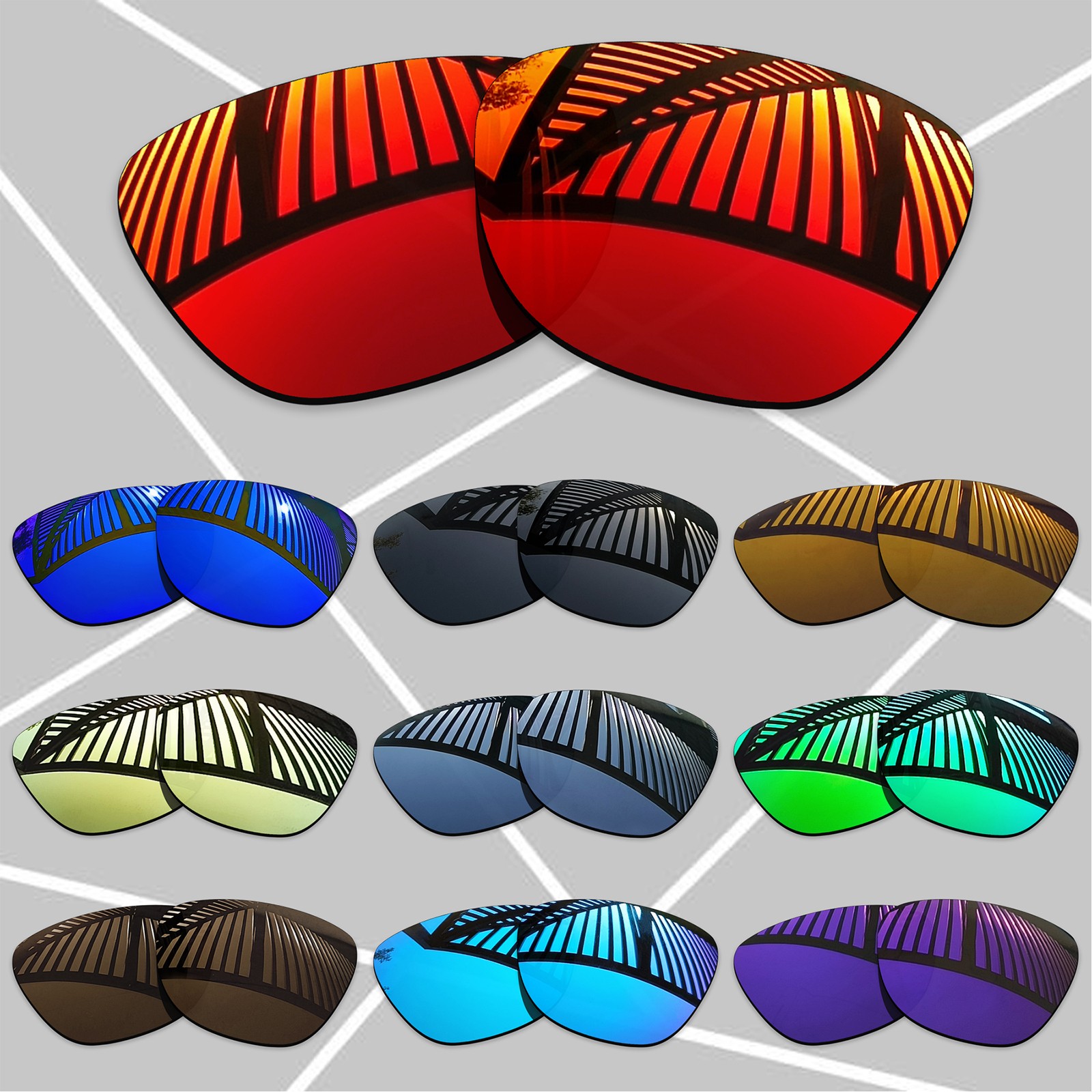 TRUE POLARIZED Replacement Lenses for Julbo Camino Sunglasses Multi-Options