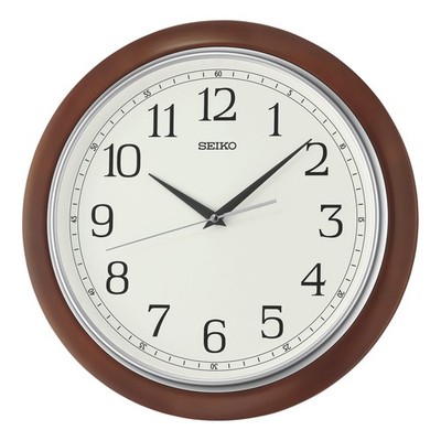 Seiko Timeless Holz Wanduhr QXA813B
