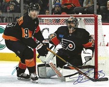 Signed  8x10 JAMIE DRYSDALE and SAMUEL ERSSON  Philadelphia Flyers Photo - COA