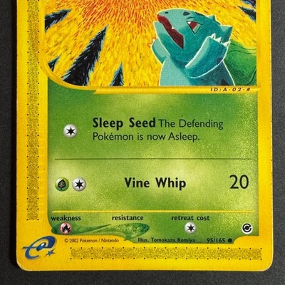 BULBASAUR #95/165 Regular Eng Expedition E-Series 2002 - Pokemon