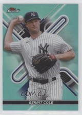 2022 Topps Finest Aqua Refractor 155/199 Gerrit Cole #75 6u5