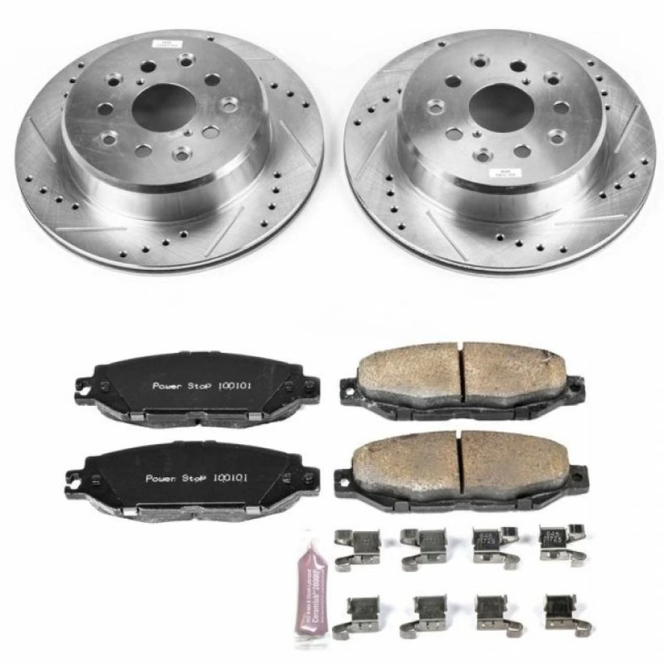 Kit de frenos Power Stop para Lexus SC400 1992-2000 trasero Z23 Evolution Sport Foto 2 de 4