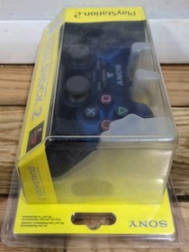 Brand New Sealed PS2 PlayStation 2 Ocean Blue Dual Shock Controller